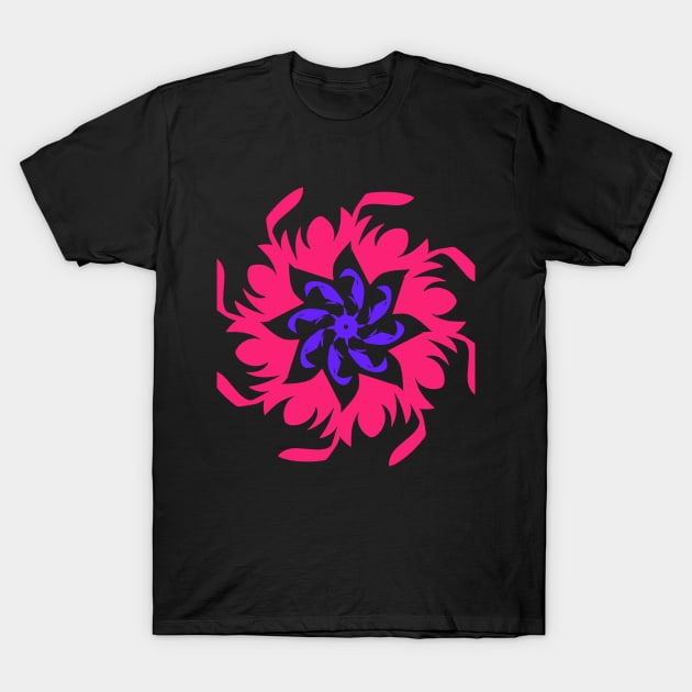 Mandala flowers abstract T-Shirt by Fadmel